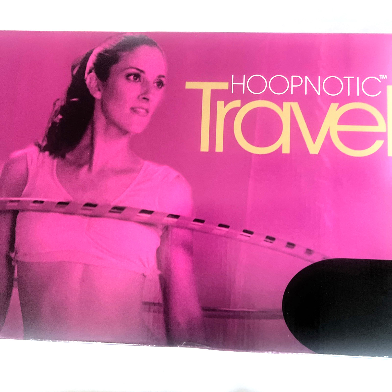 New in Box Hoopnotic Travel Hoop Exercise Kit w Instructional Video & Travel Bag