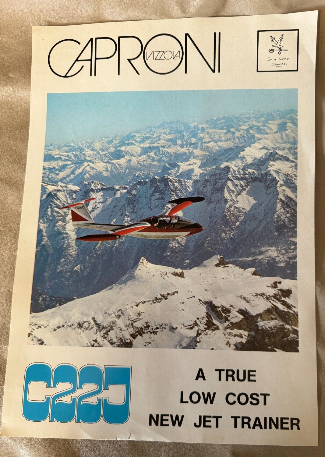 Vizzola Caproni C22J Italian Jet Sales Brochure
