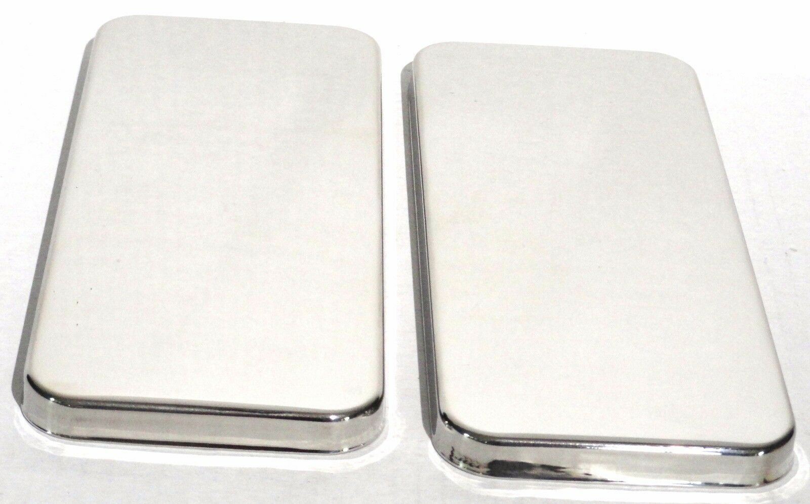 Sleeper Vent Door Covers for Peterbilt 379 359 Stainless Steel UP#20518-Pair