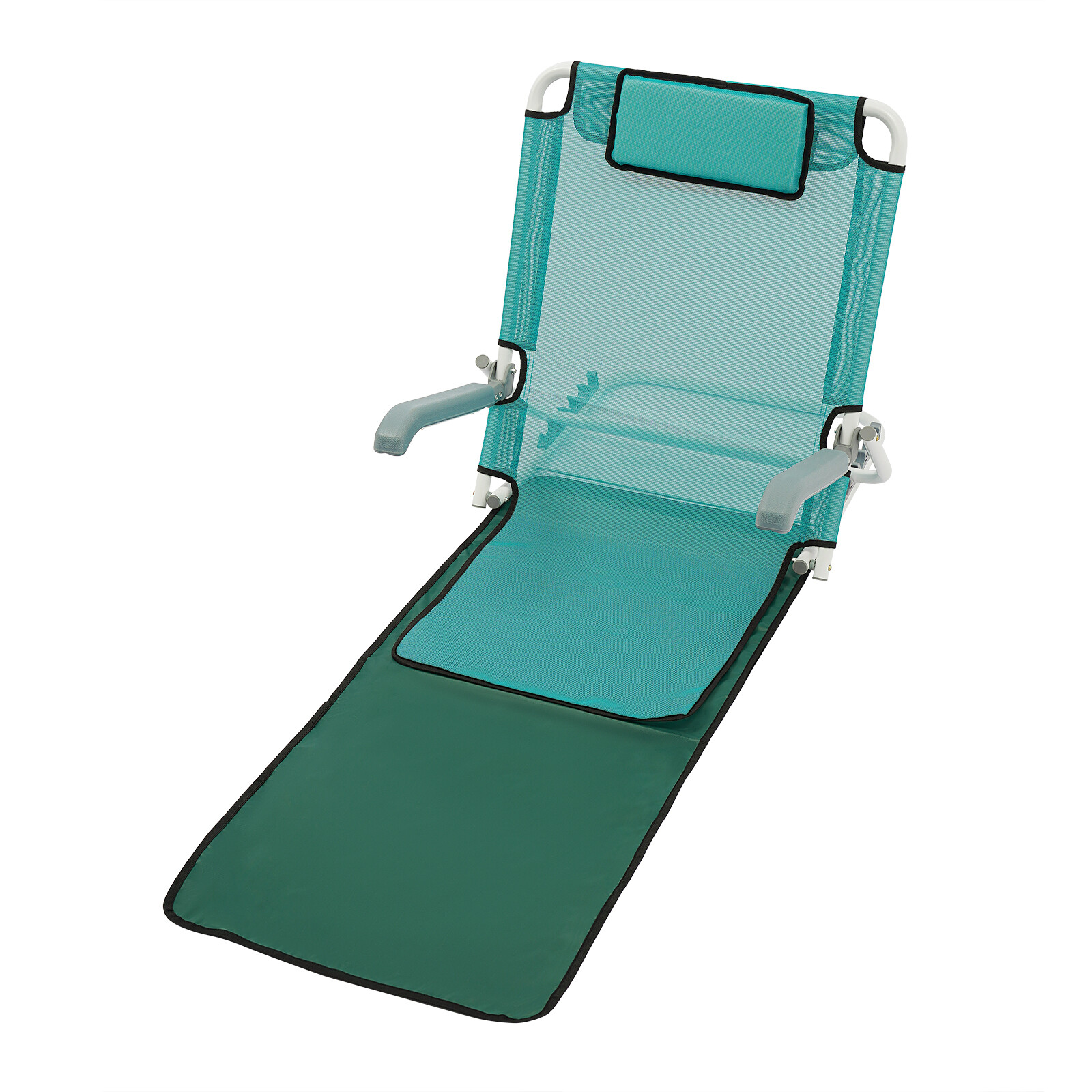 Lake Blue Sit-up Backrest 20°~75° Adjustable Angle Leisure Holder Backrest 90kg