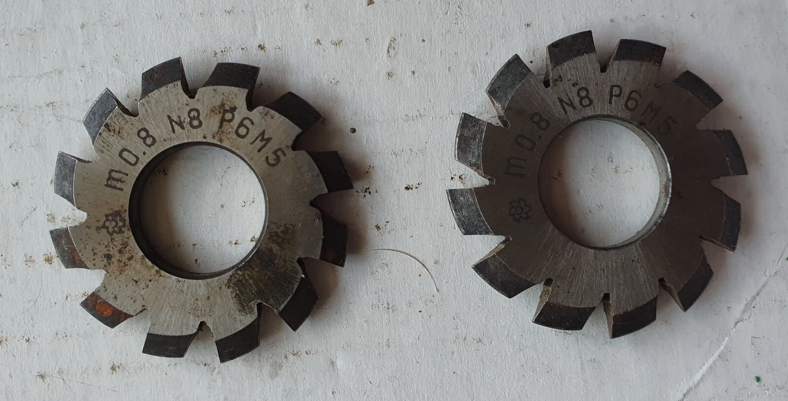Involute Gears Cutter M 0.8 HSS