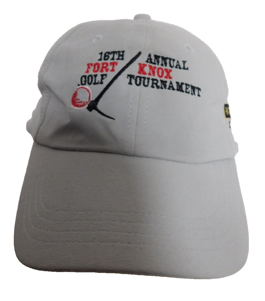 Fort Knox Golf Tournament 2013 Hat Fairbanks Alaska Kinross 16th Annual Cap VTG