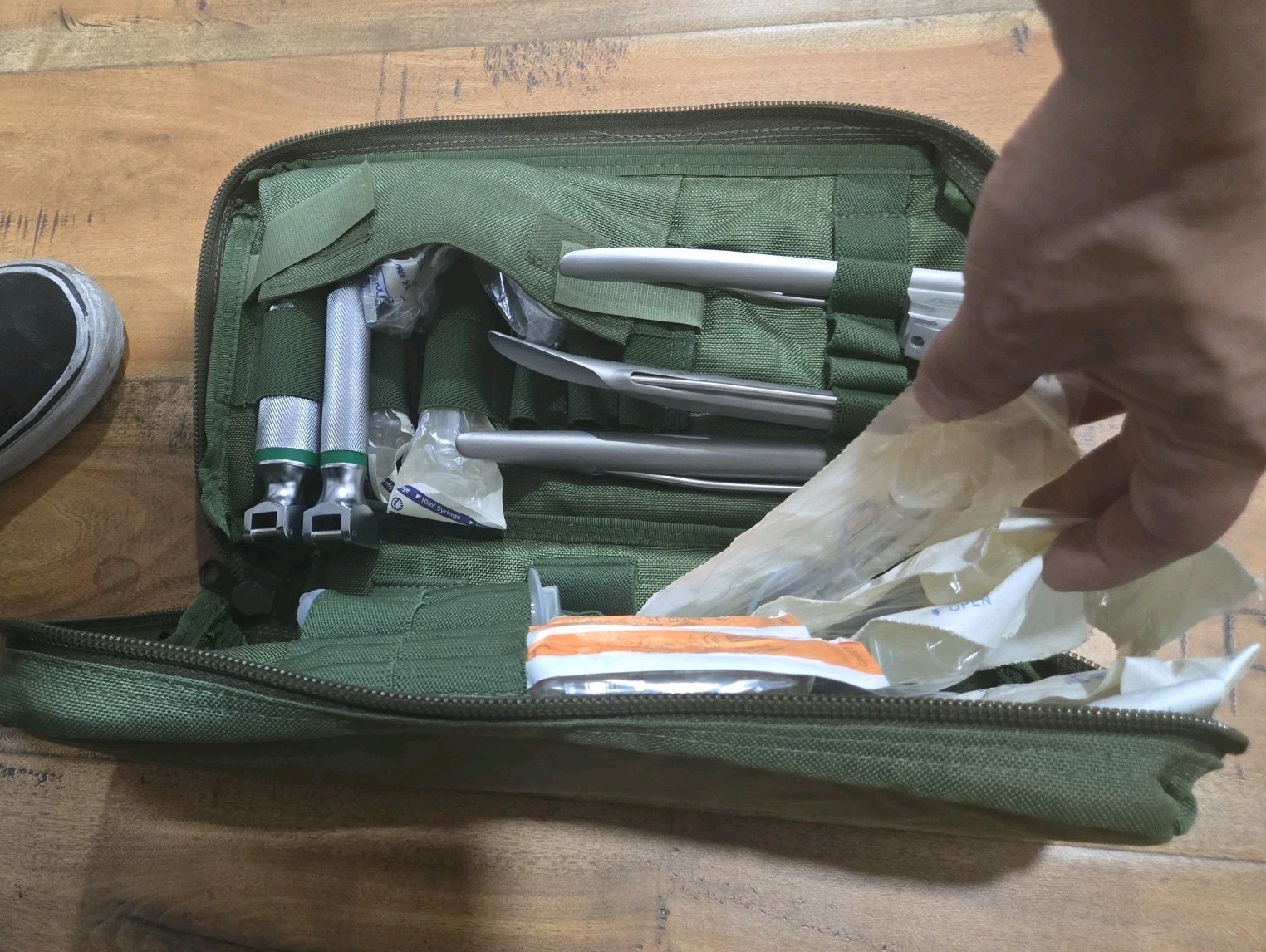 Army Nylon Olive Drab Stomp Medical Bag