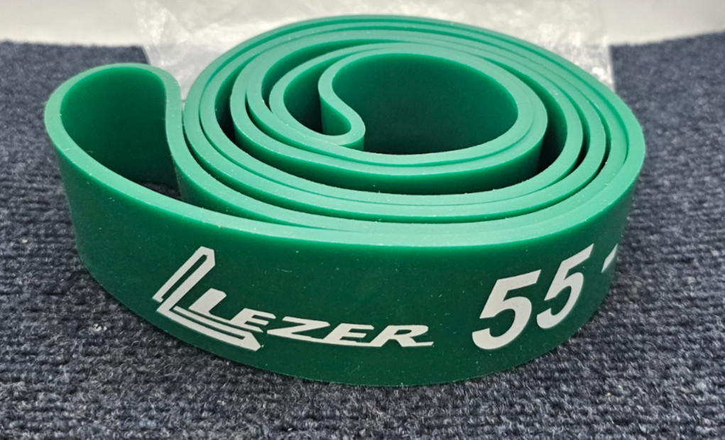 (QTY 2) Lezer 55-125 lbs Resistance Bands - Pull Up Bands - Green