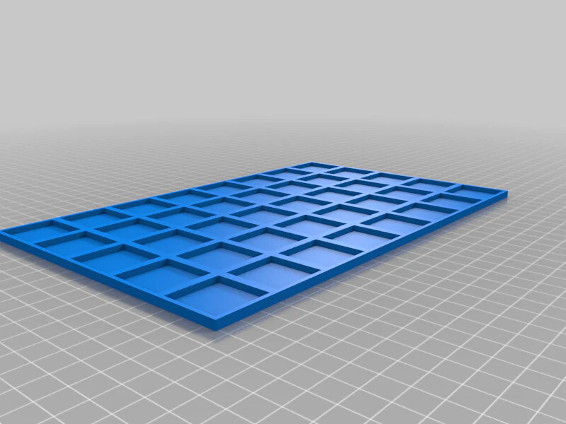 25mm Square To 30mm Square Base Conversion Movement Trays - old world compatible