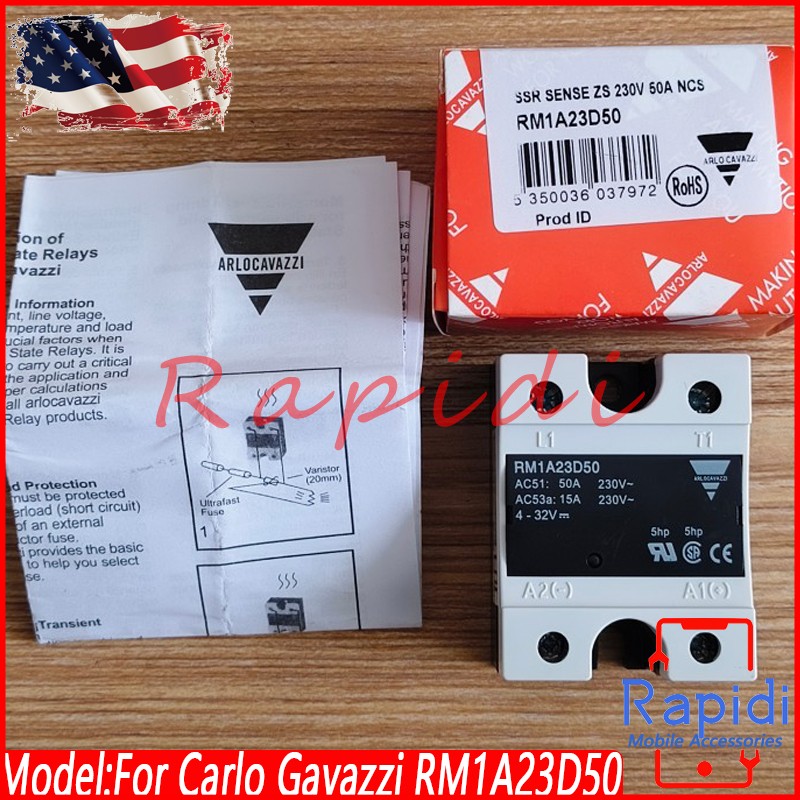 3-32VDC 230V For Carlo Gavazzi RM1A23D50 Solid State Relay SSR Modul Panel Mount