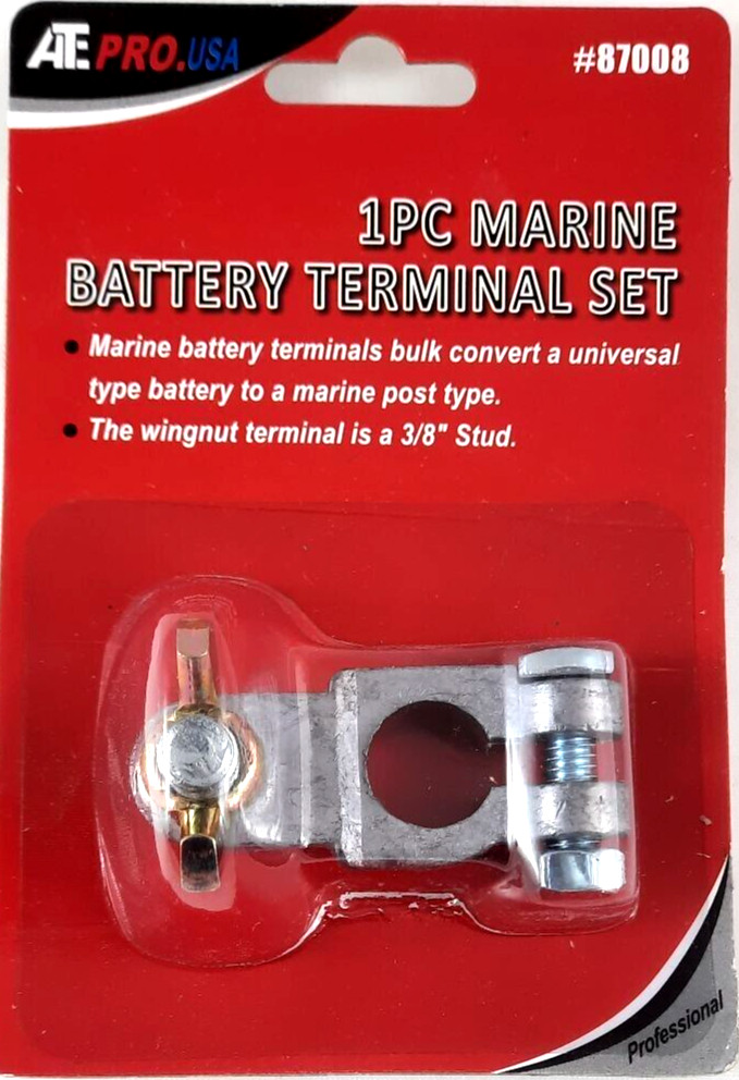 1 PC Marine Battery Terminal for 3/8" Wingnut Terminal Stud Convert Universal