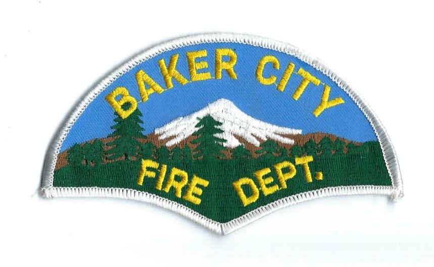 Baker City (Baker County) OR Oregon Fire Dept. patch - NEW!