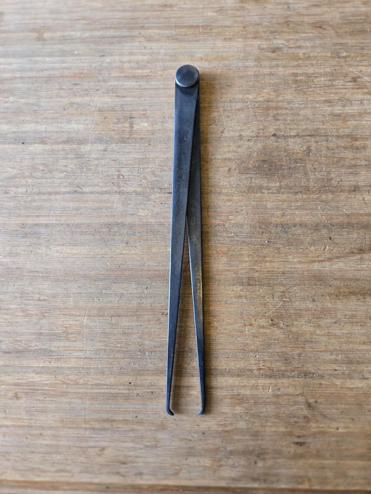 Antique  Machinist 11 inch Outside Caliper * Solid Steel- Early Warranted