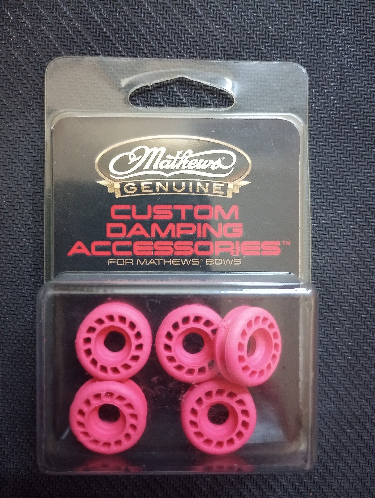Mathews Custom Damping Accessories #80535 Rubber (HDS) Roller Pink