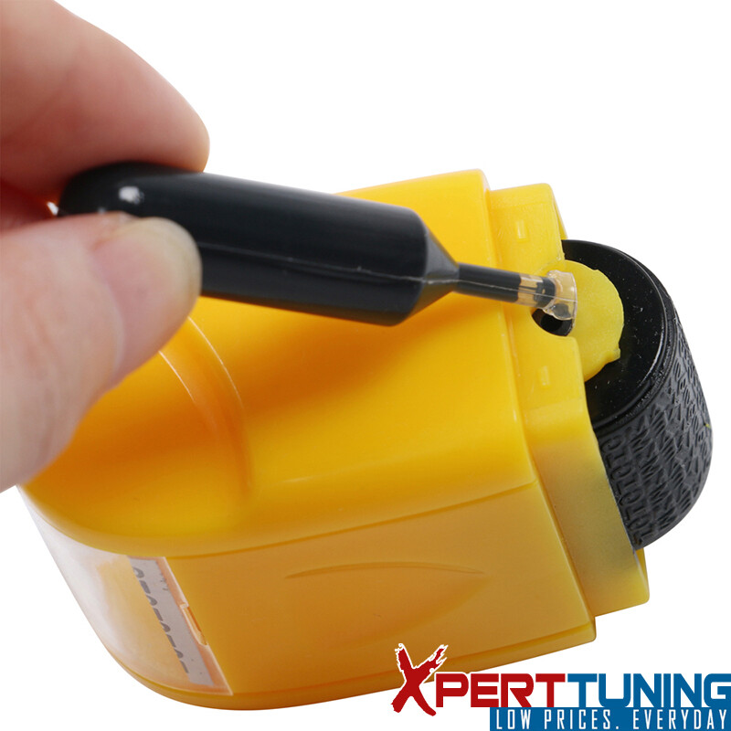 Wide Rolling Identity Theft Guard Stamp - Secure Identity Theft Yellow