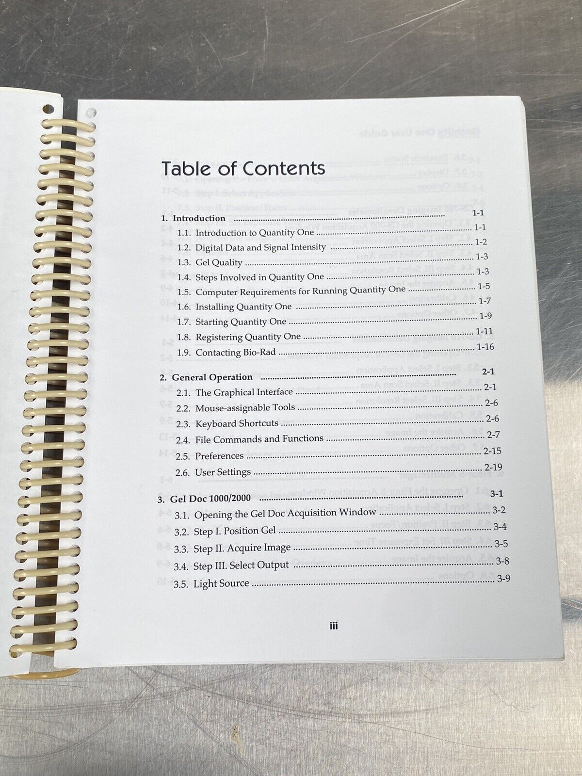 BIO-RAD Quantity One - Quantitation Software - Users Guide / Instruction Manual
