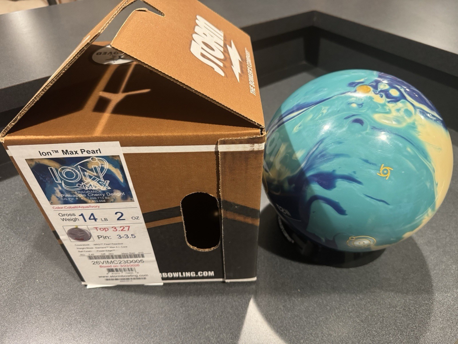 Storm Ion Max Pearl Bowling Ball 14lb NIB