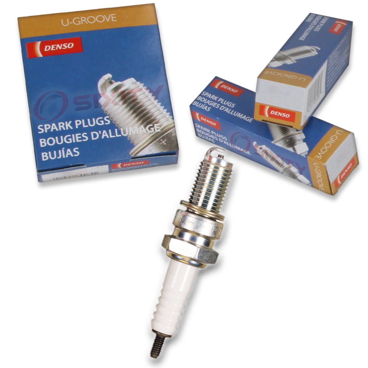 1 pc Denso Standard U-Groove Spark Plug for Kawasaki KLT110 1984-1985 Tune pn