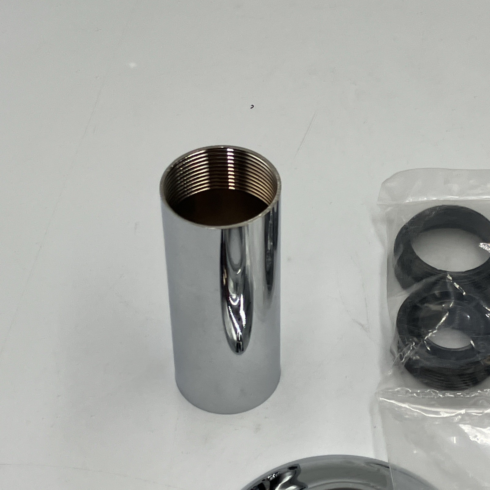 Danco Universal Tube & Flange Assembly Brass Chrome 10307