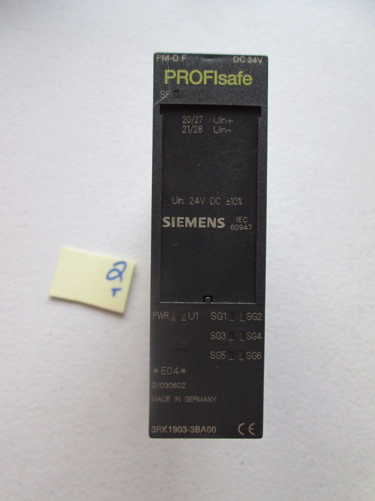 FRESH TAKEOUT SIEMENS 3RK1903-3BA00 PROFIsafe POWER MODULE DC 24V (154-2)