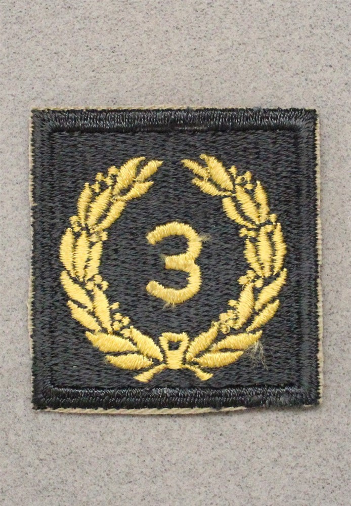 Cloth Army Badge 019: Meritorious Unit Award, 3rd Award - on AG