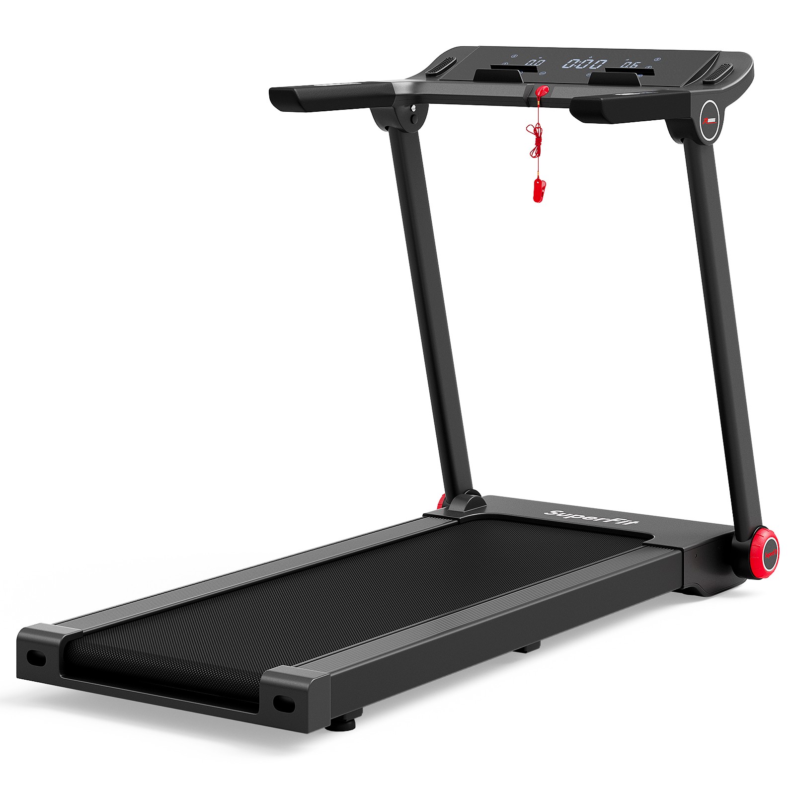 3.75HP Folding Treadmill Electric Walking Running Jogging Machine w/ App Control