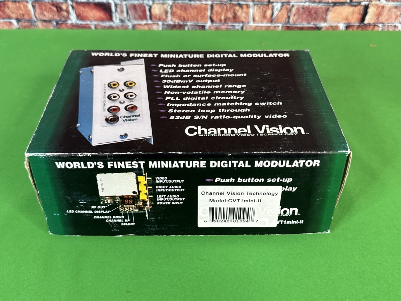 new Channel Vision Multi Room Video Miniature Digital Modulater CVT1 mini II