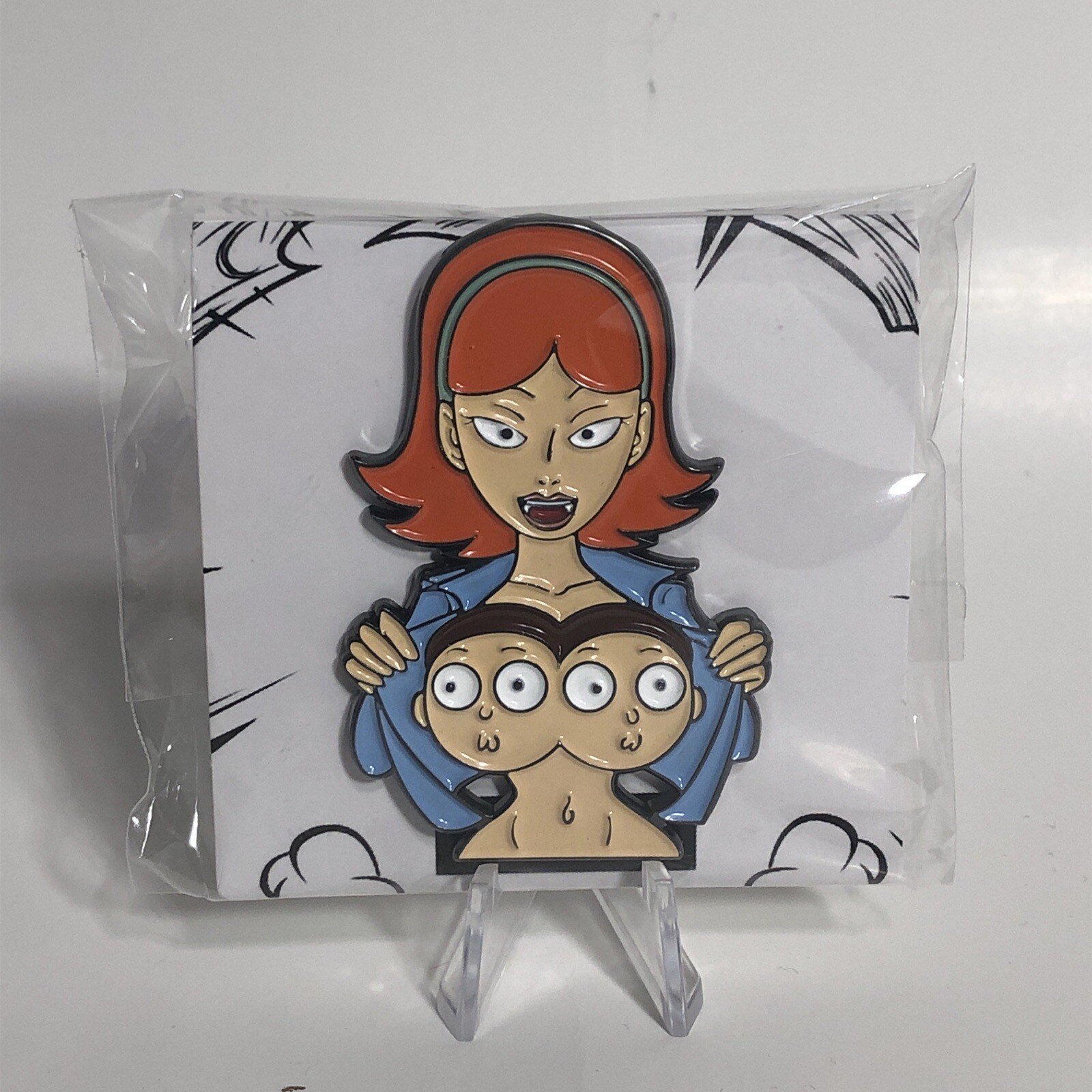 Rick And Morty My Little Mortys Jessica Metal Cartoon Badge Pin