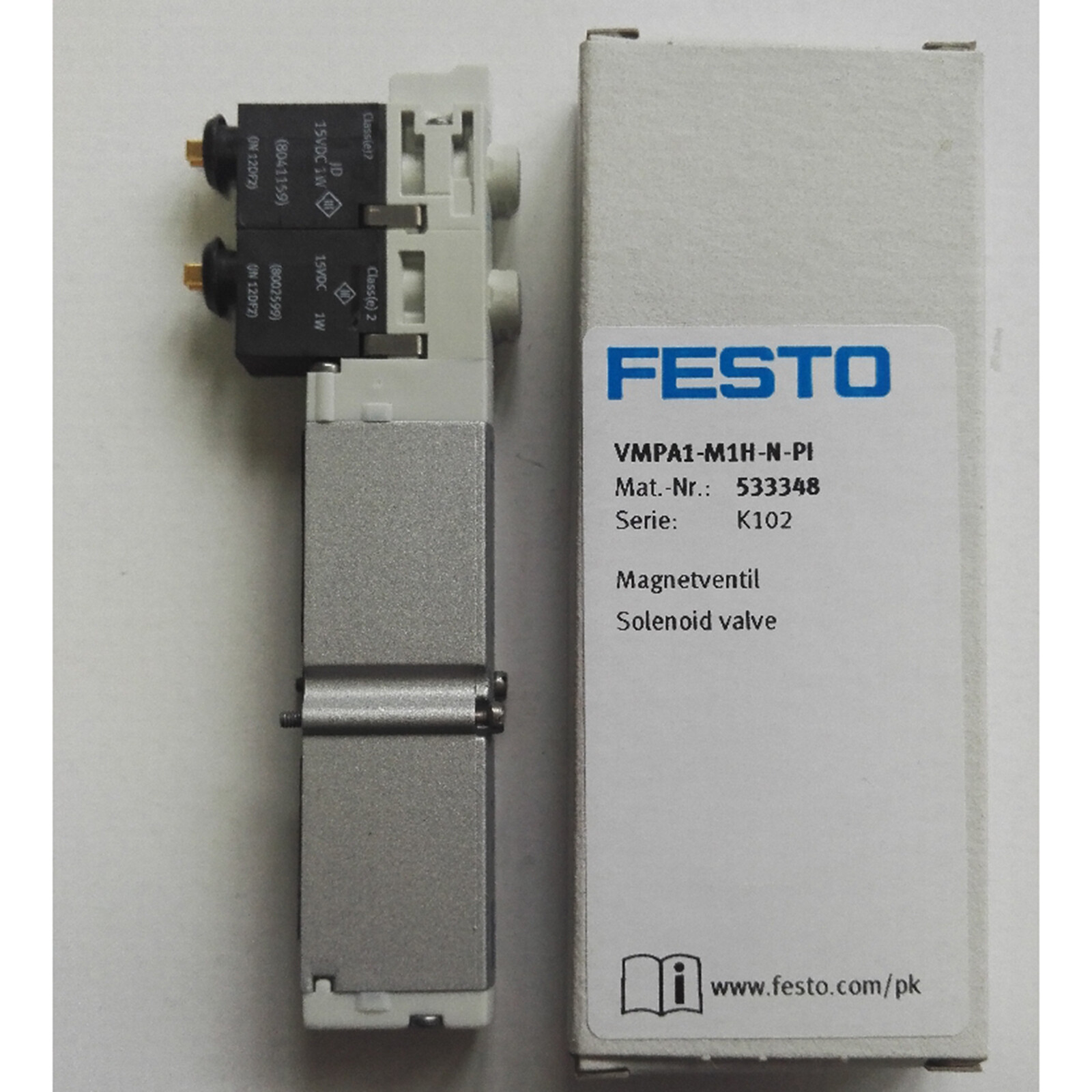 New One Festo VMPA1-M1H-N-PI 533348 Solenoid Valve Free Shipping