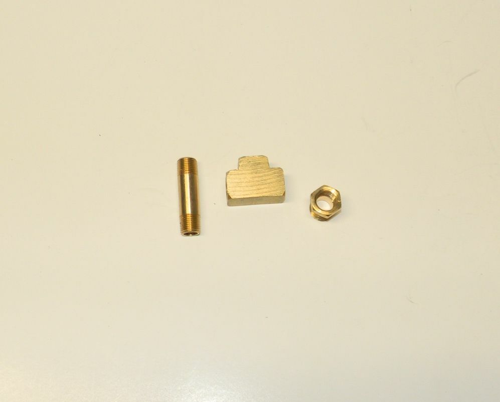 SBC OIL PRESSURE GAUGE T ADAPTER FITTINGS TO USE WARNING LIGHT and GAUGE NEW