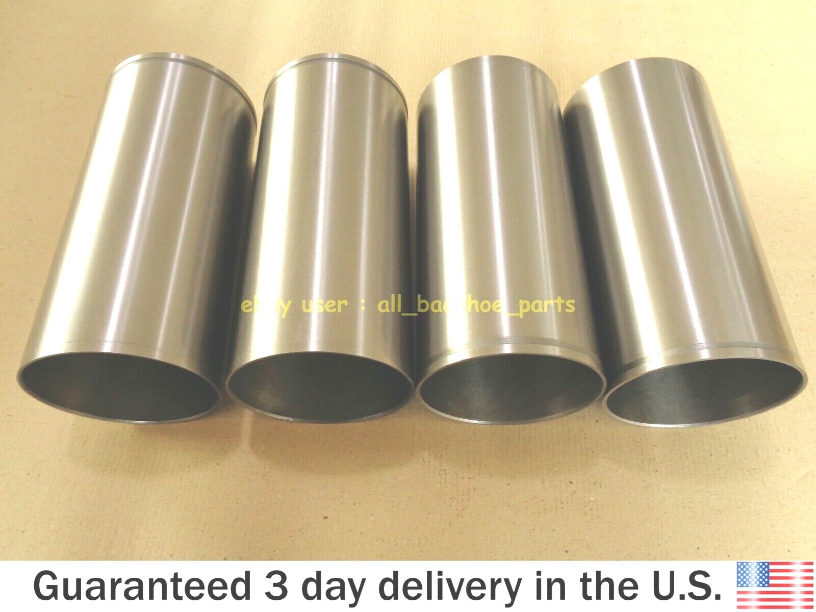 JCB BACKHOE - CYLINDER LINER, 103 MM FOR 444 JCB DIESELMAX ENGINE, SET OF 4 PCS.