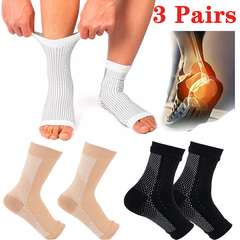 3Pairs Soothe Neuropathy Socks for Women and Men,Soothe Relief Compression Socks