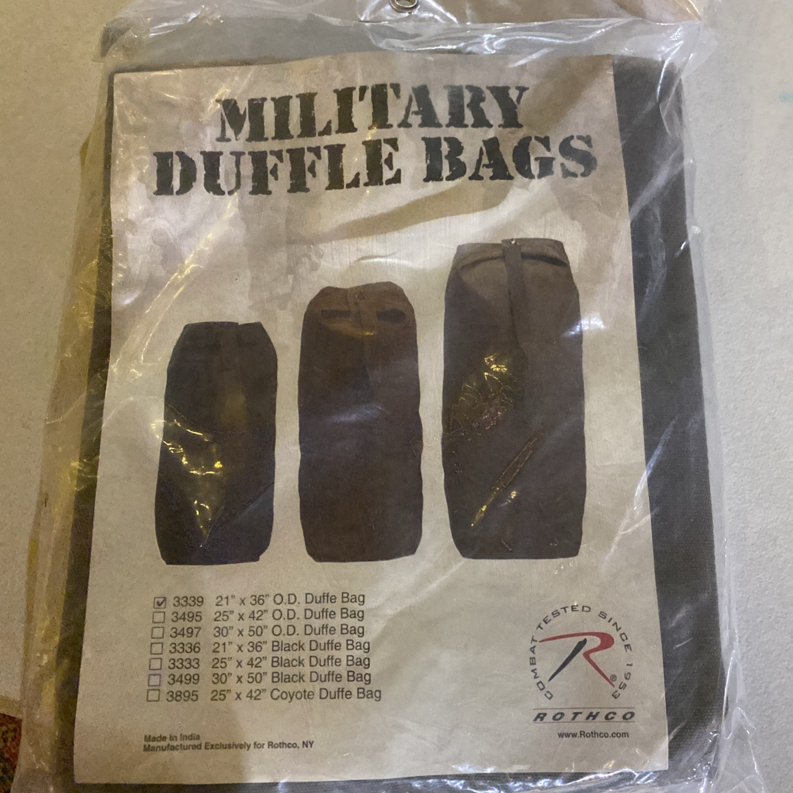 Rothko Duffel Bag WW2 Military