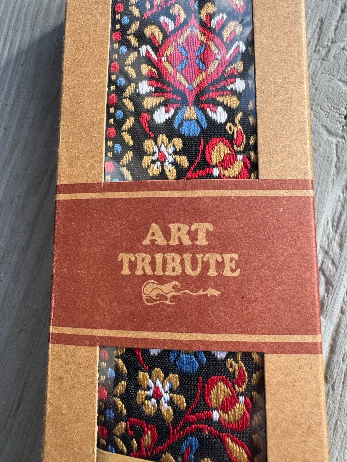 NEW•Art Tribute•Guitar/ Purse/Bag  Woven Embroidered•Red, Black, Blue, Gold