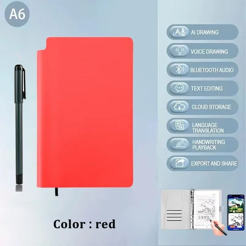 Smart Notepad Bluetooth Notebook Digital Writing Painting Tablet Pen Reusable