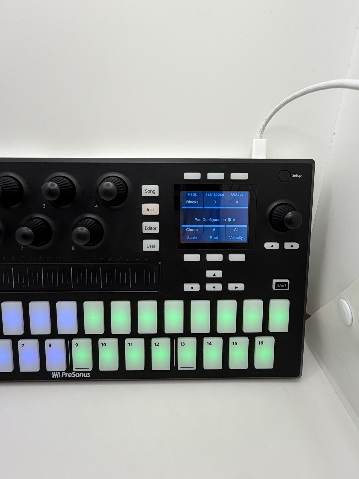 PreSonus ATOM SQ Hybrid MIDI Keyboard Pad Performance and Production Controller