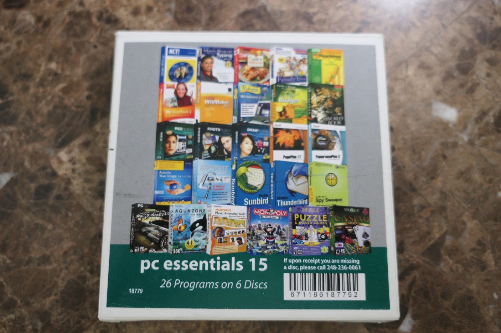 PC Essentials 15 - 26 programs on 6 discs