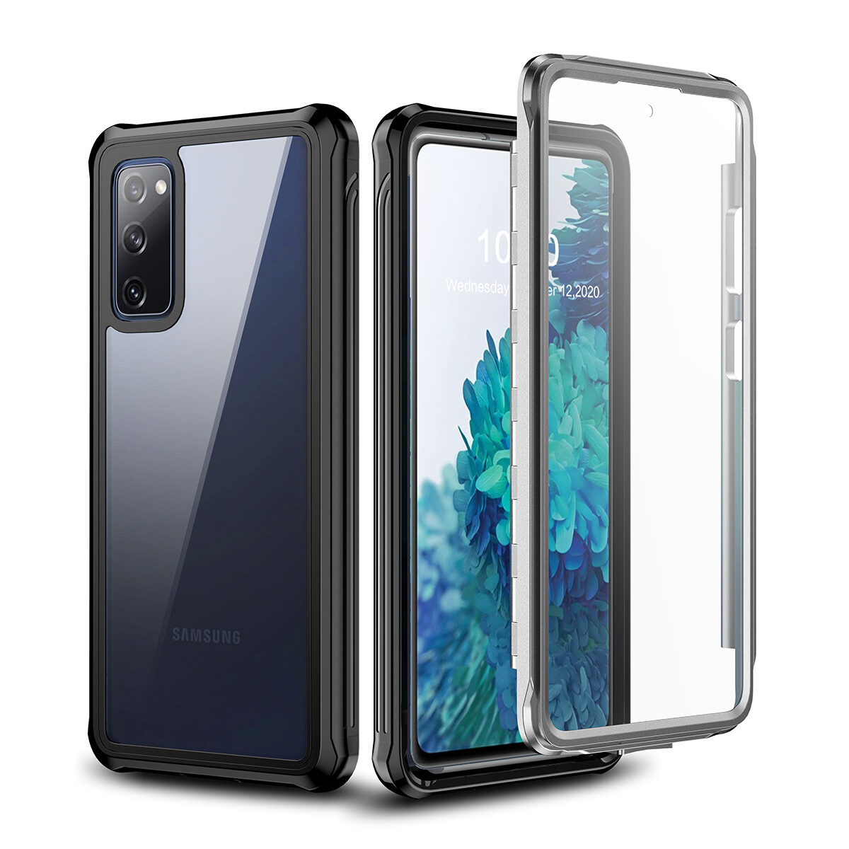 For Samsung Galaxy S20 FE 5G Case Rugged Shockproof Cover with Screen Protector