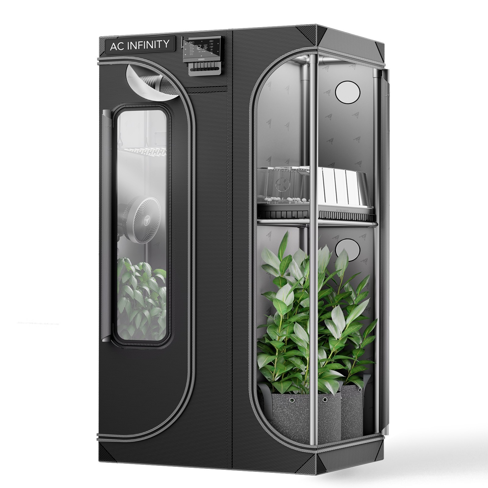 CLOUDLAB 632D, 2-in-1 Advance Grow Tent 3x2 Indoor Hydroponics 36” x 24” x 72”