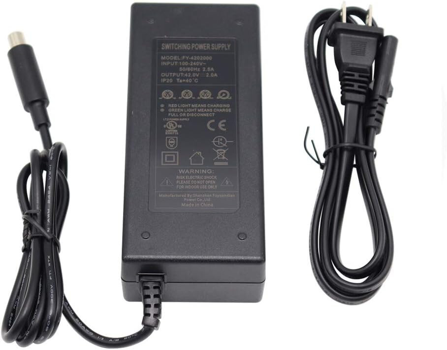 42V Adapter Charger for Segway Ninebot D18W D28 D40 Electric KickScooter