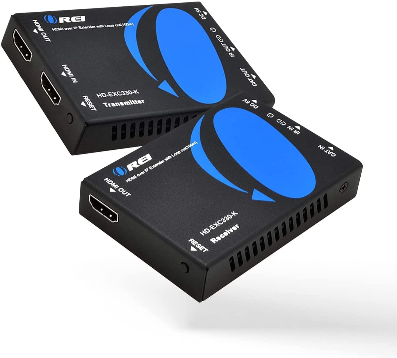 OREI HDMI Extender Over CAT5/CAT6, with IR Upto 330 Feet - Loop Out - 1080P