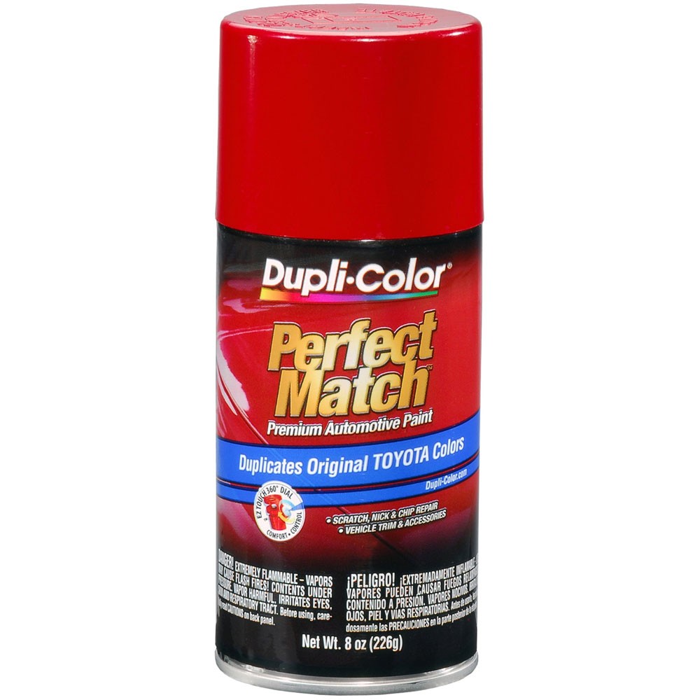 Duplicolor BTY1560, Perfect Match 8oz Aerosol Paint for Toyota 3E5, Super Red II