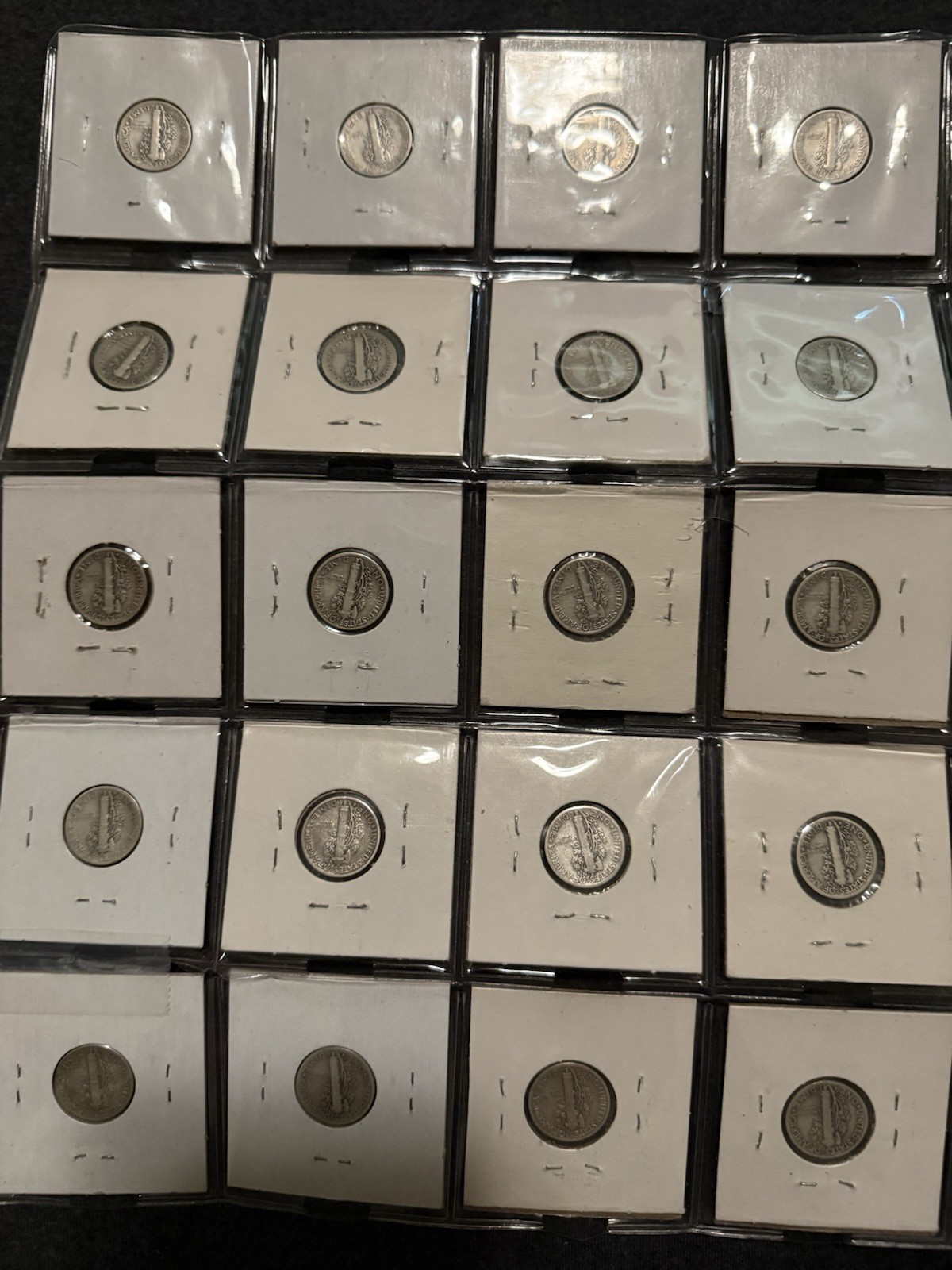 Mercury Dime Lot Business Strike Silver 10C Mixed Dates & Mints 1926-1936
