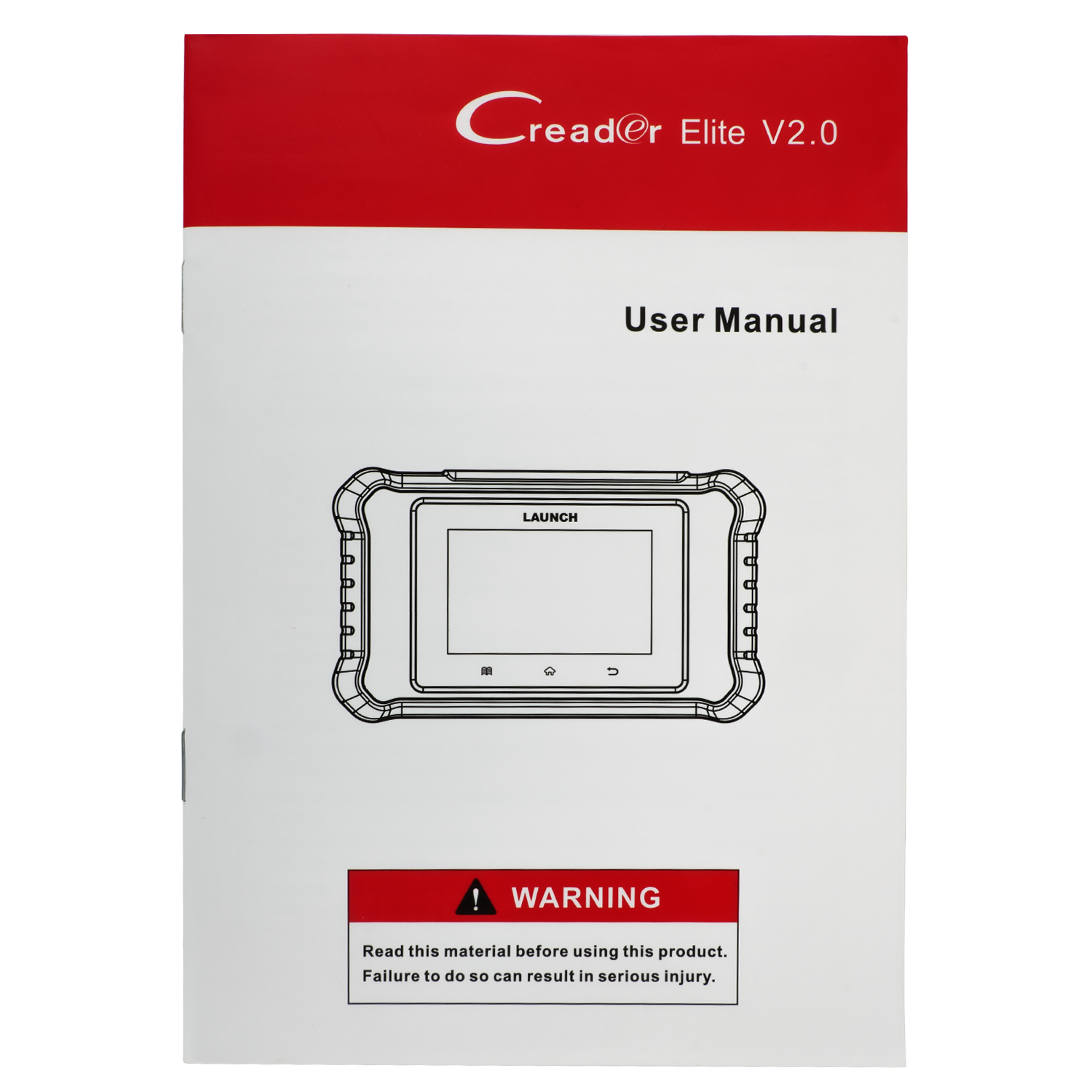LAUNCH Creader Elite 2.0 For BMW OBD2 Scanner Diagnostic Tool ABS SRS DPF Reset