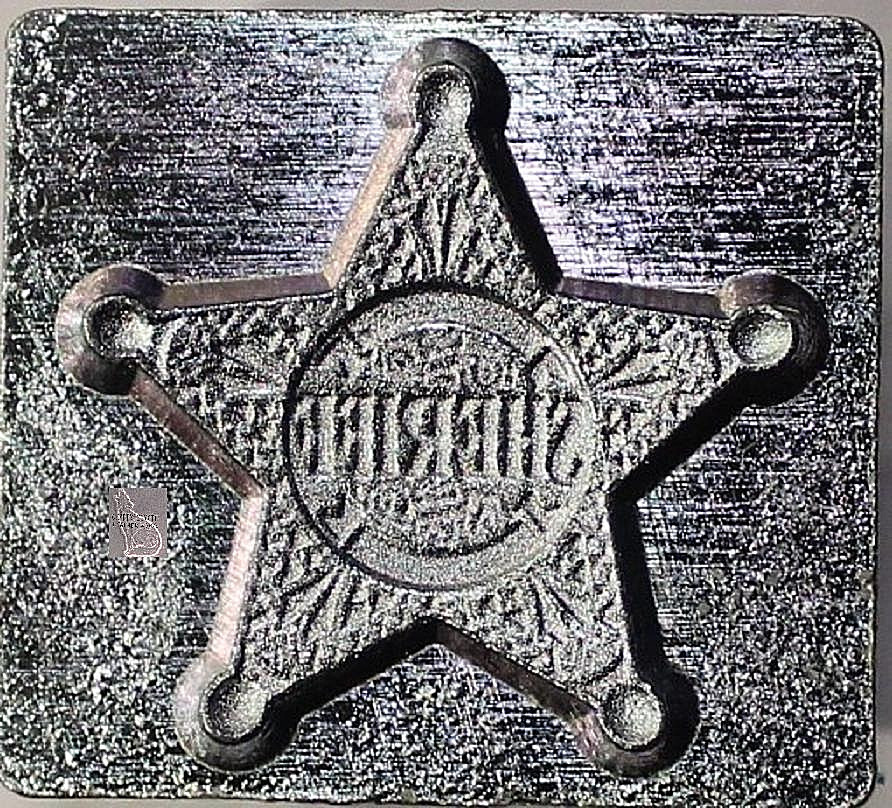 CRAFTOOL - TANDY LEATHER 3D STAMP - 8594-00 SHERIFF - NEW