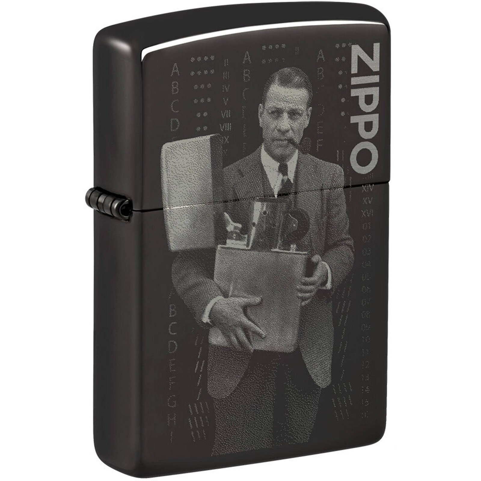 Zippo Windproof Lighter Founder's Day Commemorative High Polish Black 48702
