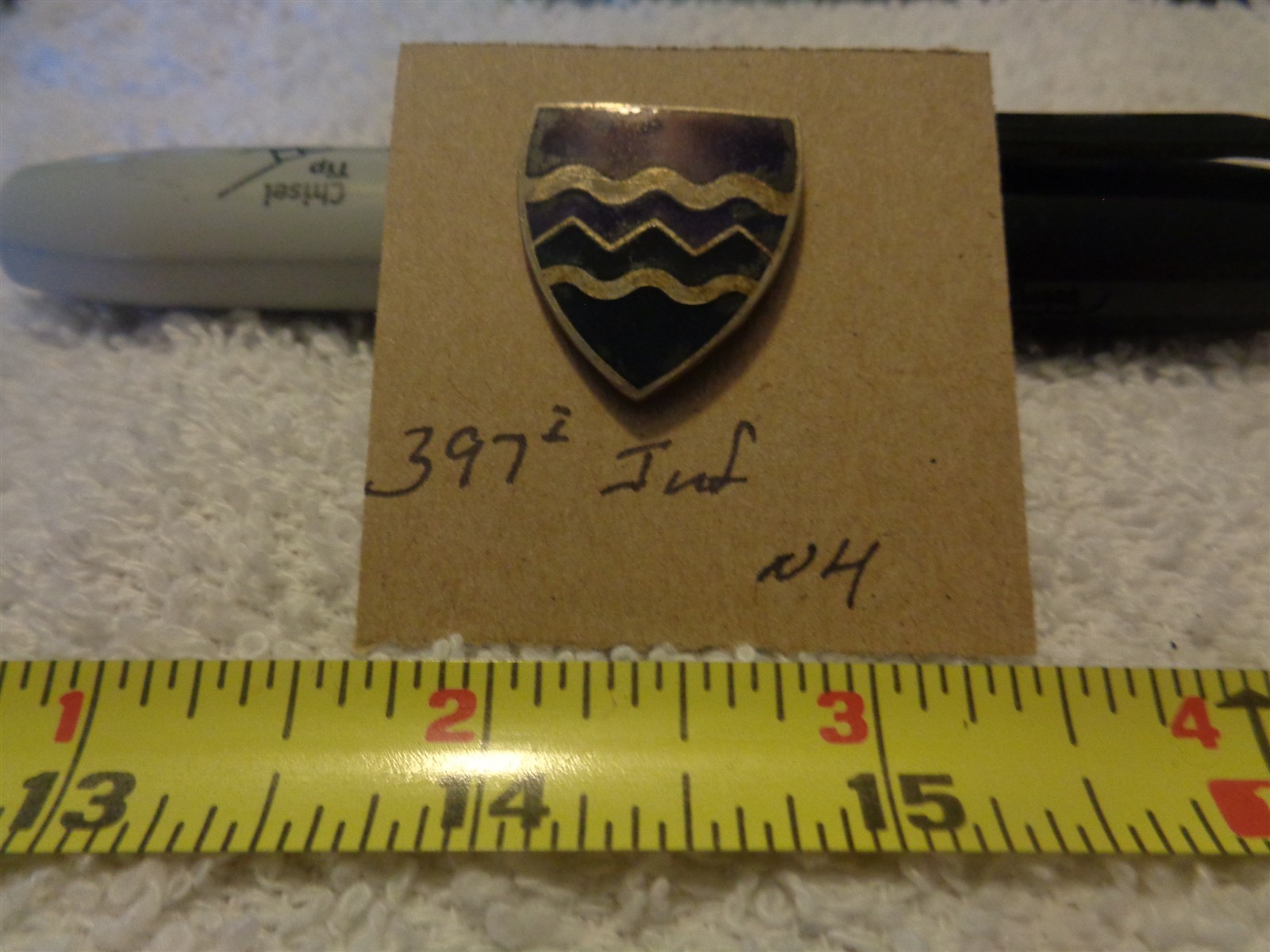 397th Infantry NH Unit Crest, DI, DUI (DRAW#27)