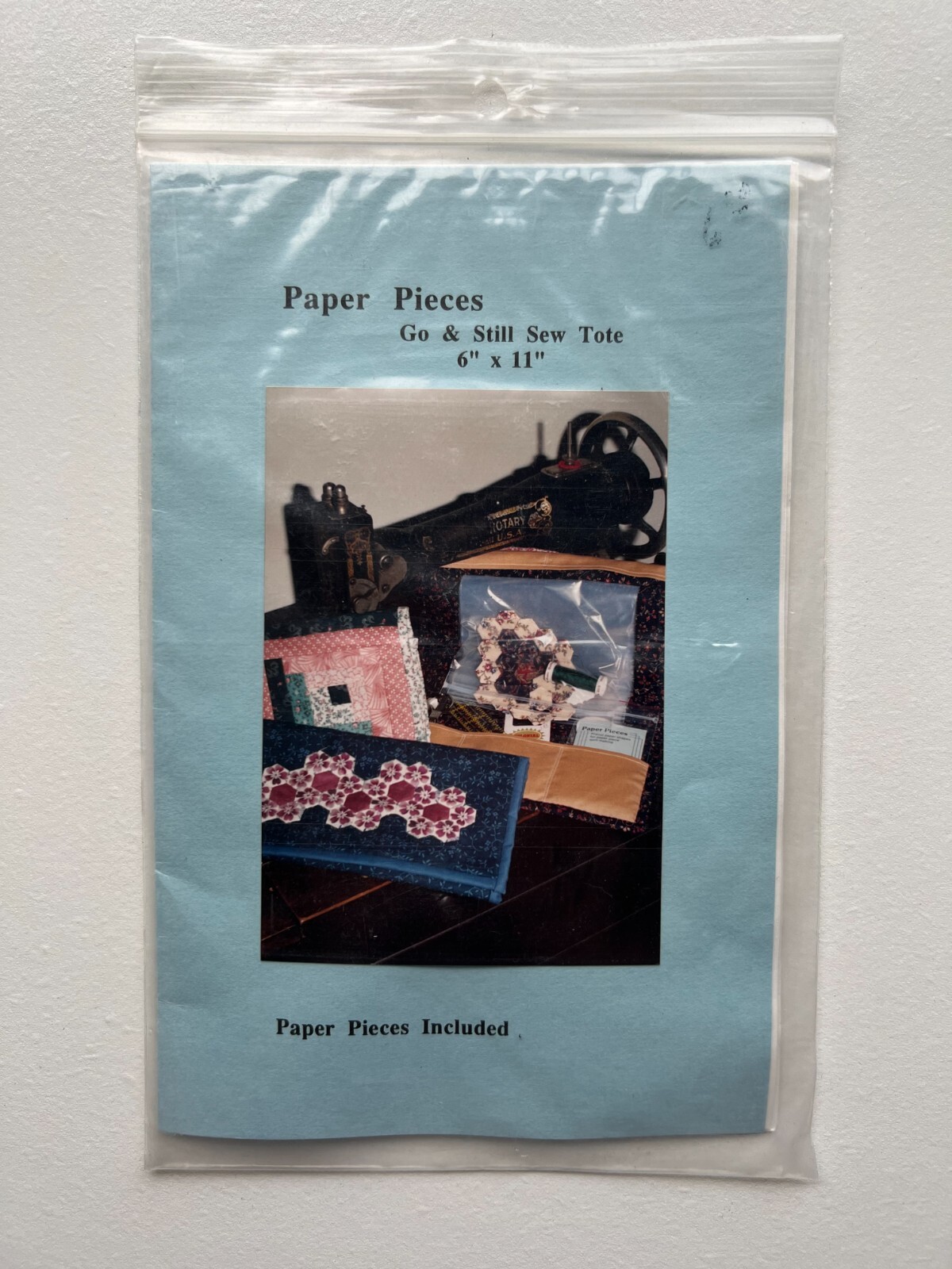 VINTAGE Go & Still Sew Tote by Paper Pieces - Sewing Pattern - UNCUT NEW
