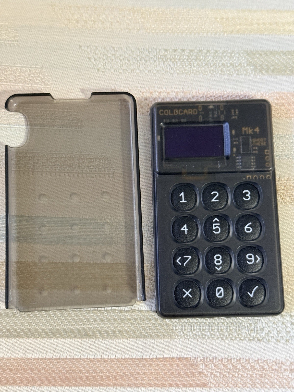 Coinkite Coldcard MK4 stealth BLACK - Bitcoin Hardware Wallet