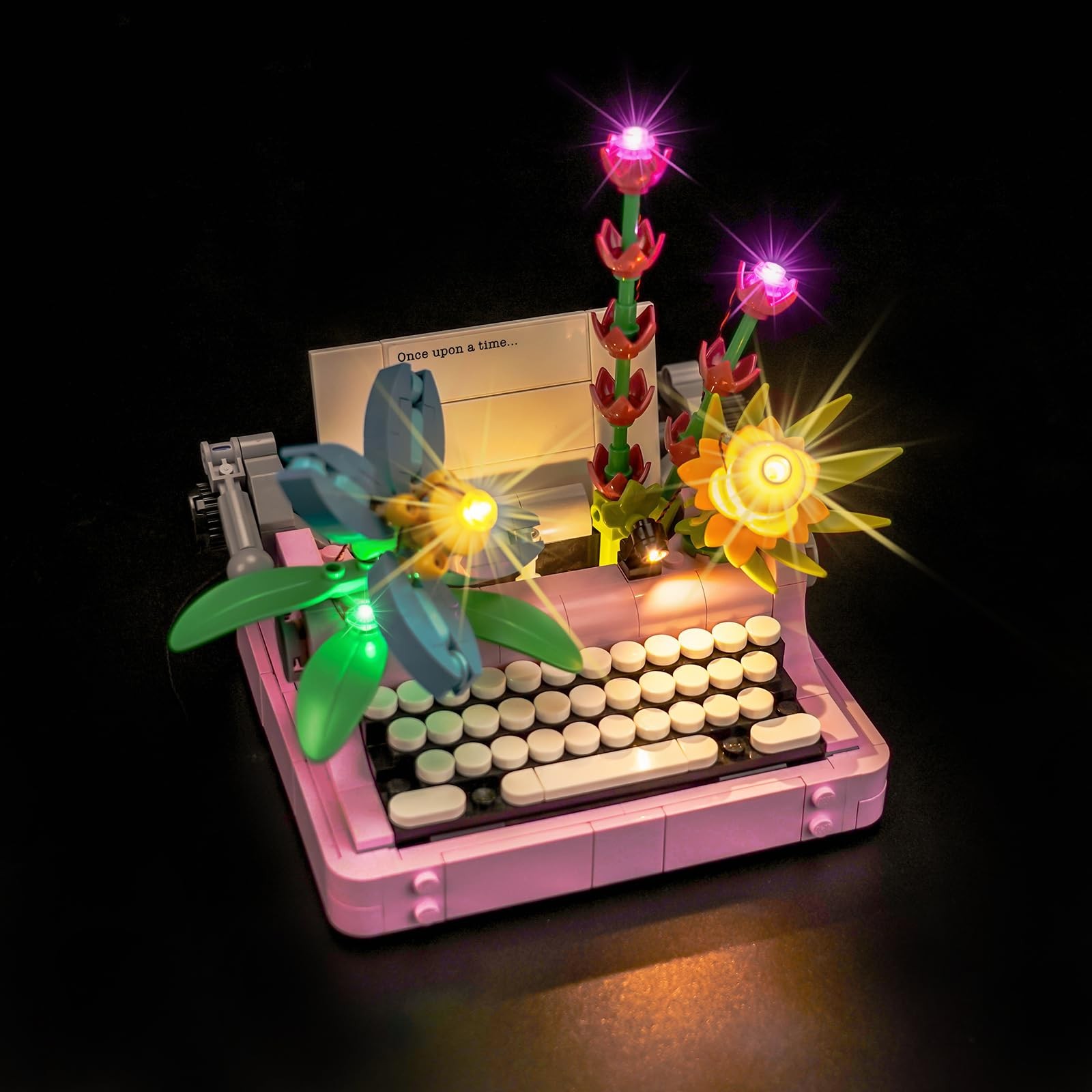Brickshining LED Lighting Compatible with Lego 31169 Typewriter with Flowers -