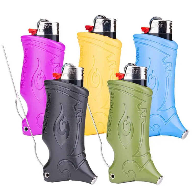 Toker Poker Lighter Sleeve - Smoking Tool - 5 Colors Available!