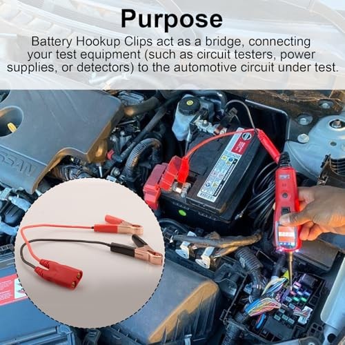 Battery Clamps Cable Clip Set PPTK0025 for Power Probe 3/3S/3Ez, Power