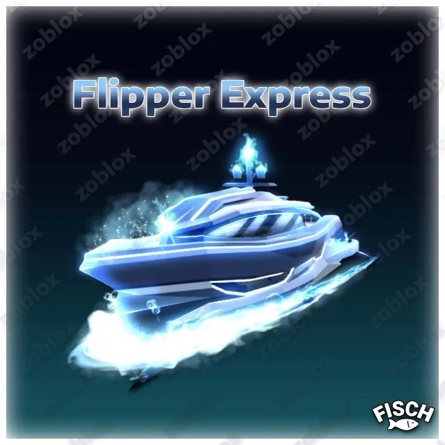 Flipper Express Fisch Boat