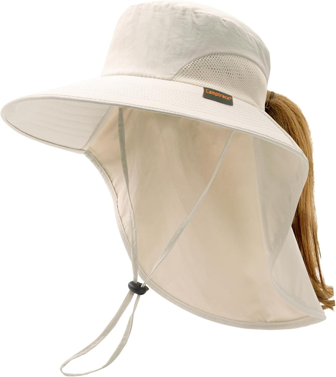 Sun Hats for Women Men UPF 50+ UV Protection Wide Brim Hiking Fishing Hat with N